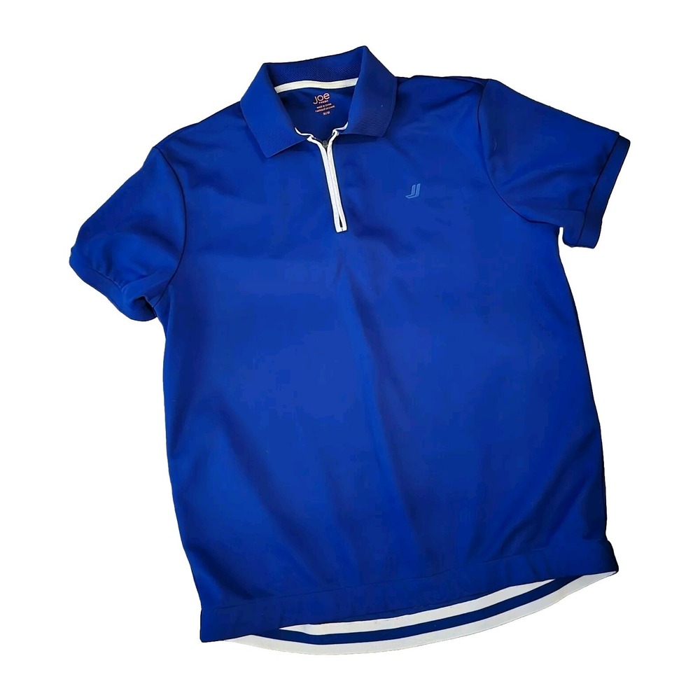 Joe Fresh Men's‎ Blue Half Zip Polo Shirt Golf Athletic Medium